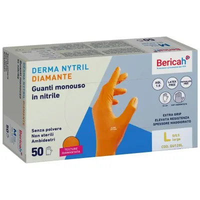 Рукавички нітрілові 50шт. DERMA NYTRIL DIAMANTE GU128M