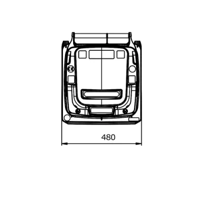Бак для сміття 120л. 120A-9G