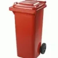 Бак для сміття червоний,120л. 120A-9R