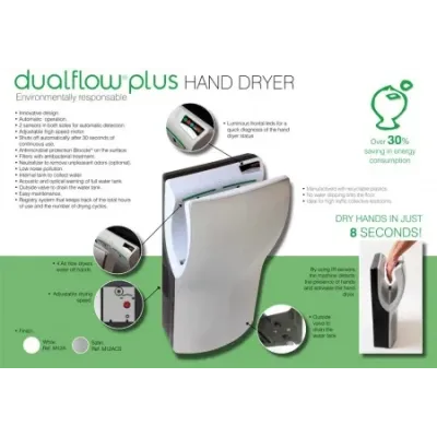 Электросушарка для рук енергозберігаюча. DualFlow Plus. M14ACS.