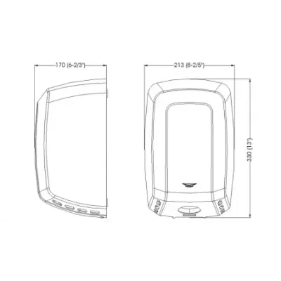 Електросушарка для рук Machflow. M09A