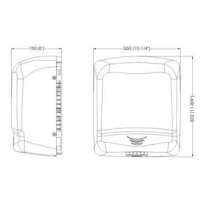 Електросушарка для рук OPTIMA. M99AC