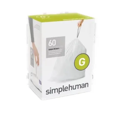 Мішки для сміття міцні із зав`язками 30л SIMPLEHUMAN. CW0166
