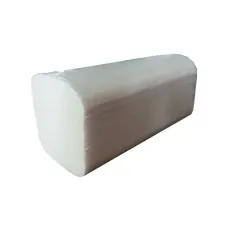 Паперові рушники листові, білі, V-складання, 1 шар, 200 ар. A103102