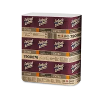 Паперові рушники листові, білі, Z-складання, Selpak Pro. Extra. 32660430