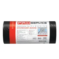 PRO Пакети для сміття 60 л (чорні) 40 штук. 16113100