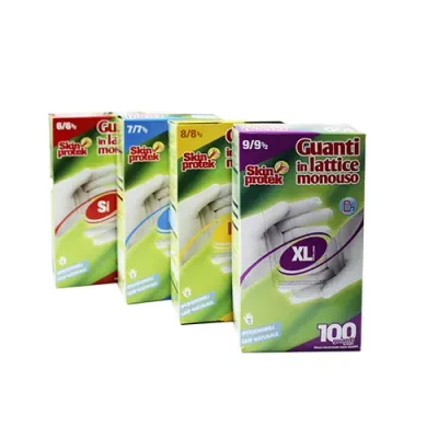 Рукавички латексні XL(9-10) SKIN PROTEK. GU100XL