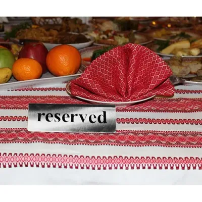 Табличка РЕЗЕРВ/RESERVED. 3010