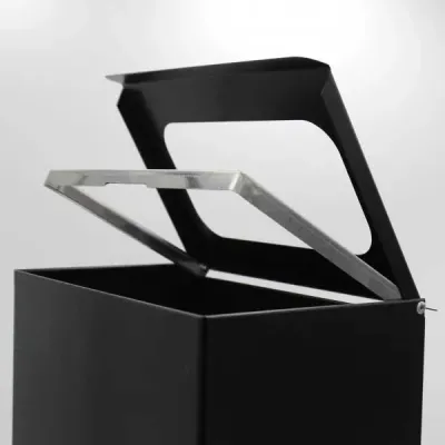 Урна для сміття 20л S-LINE метал, чорний. M120Black