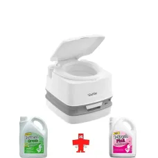 Біотуалет porta potti qube 145 плюс набір рідин