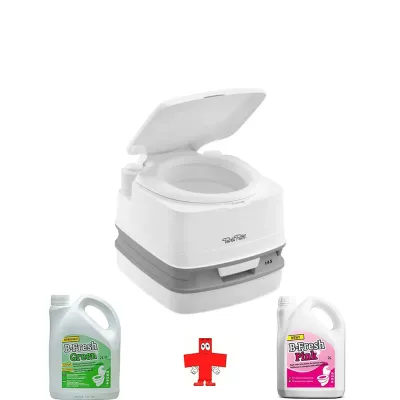 Біотуалет porta potti qube 145 плюс набір рідин