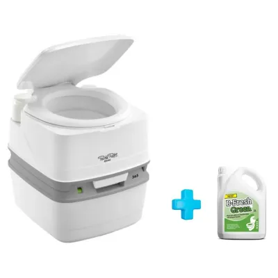 Біотуалет porta potti qube 365 з рідиною в комплекті