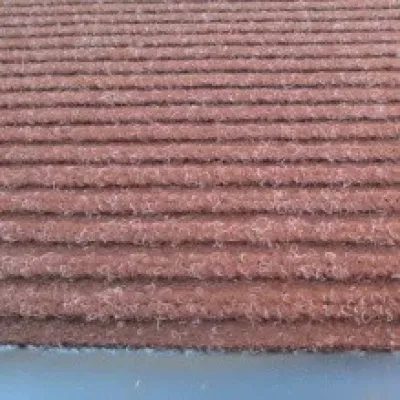 Брудозахисний килимок поліпропіленовий на основі пвх коричневий, strip 120x180-brown