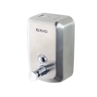 Дозатор для рідкого мила нержавіюча сталь rixo solido s002