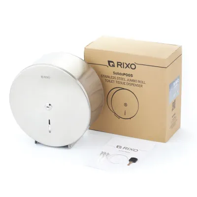Диспенсер туалетного паперу нержавіюча сталь rixo solido p005