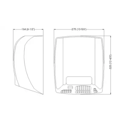 Електросушарка для рук, MEDIFLOW. M03ACS