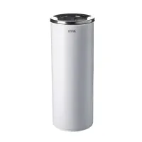Урна для сміття 25л R-LINE з кришкою та тримачем мішку. M 825White