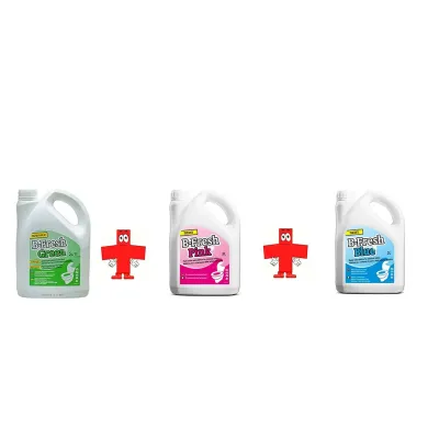 Комплект засобів для біотуалету THETFORD B-Fresh Grenn + B-Fresh Blue + B-Fresh Pink