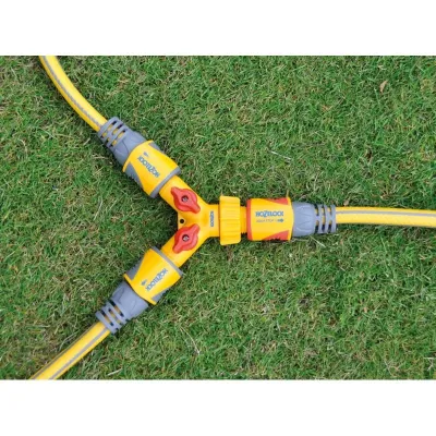 Конектор для крана подвійний hozelock 2256 1/2" / 3/4" (g1/2 та g3/4)