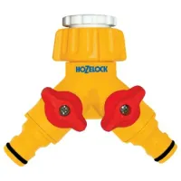 Конектор для крана подвійний hozelock 2256 1/2" / 3/4" (g1/2 та g3/4)