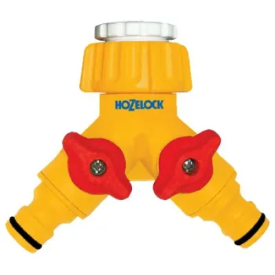 Конектор для крана подвійний hozelock 2256 1/2" / 3/4" (g1/2 та g3/4)