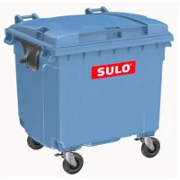 Контейнер пластиковий, sulo з плоскою кришкою на 1100л., mgb1100b