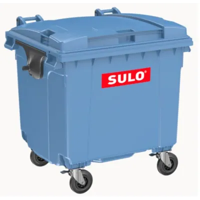 Контейнер пластиковий, sulo з плоскою кришкою на 1100л., mgb1100b
