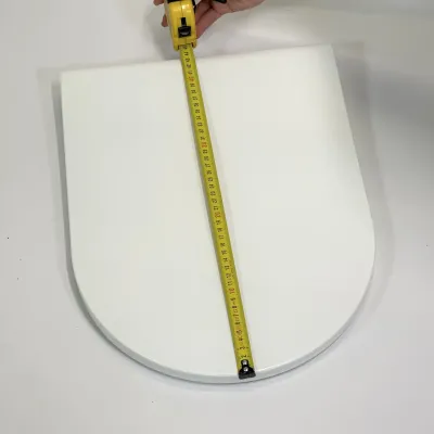 Кришка для унітазу з термопласту Slim Inci 0338, Овальне туалетне сидіння з антибактеріальним покриттям