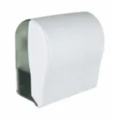 Механічний диспенсер для паперових рушників у рулоні MERIDA UNIQUE SOLID CUT GLAMOUR WHITE SPARK LINE