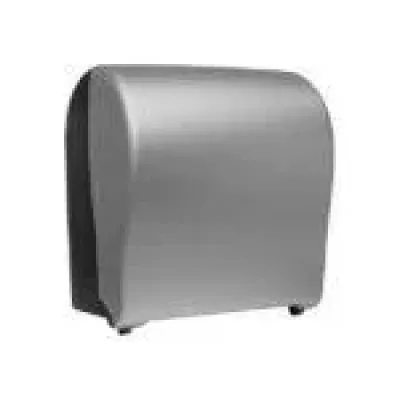 Механічний диспенсер для паперових рушників у рулоні MERIDA UNIQUE SOLID CUT SILVER LINE