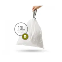 Мішки для сміття міцні із зав'язками 10л SIMPLEHUMAN