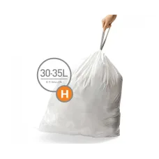 Мішки для сміття міцні із зав'язками 30-35л SIMPLEHUMAN