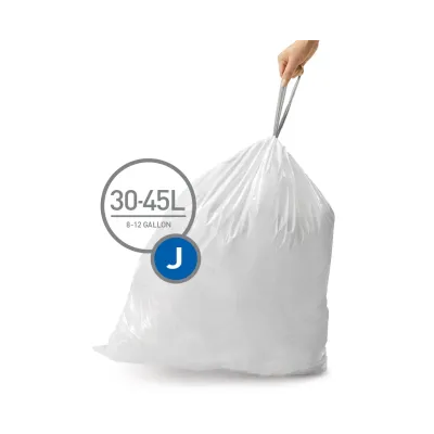 Мішки для сміття міцні із зав'язками 30-40л SIMPLEHUMAN