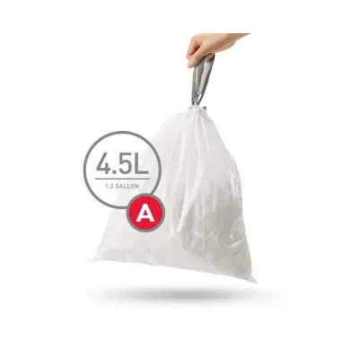 Мішки для сміття міцні із зав'язками 4.5л SIMPLEHUMAN