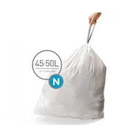 Мішки для сміття міцні із зав'язками 45-50л SIMPLEHUMAN