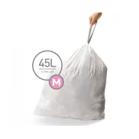 Мішки для сміття міцні із зав'язками 45л SIMPLEHUMAN