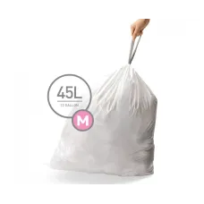 Мішки для сміття міцні із зав'язками 45л SIMPLEHUMAN