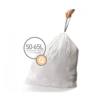 Мішки для сміття міцні із зав'язками 50-65л SIMPLEHUMAN