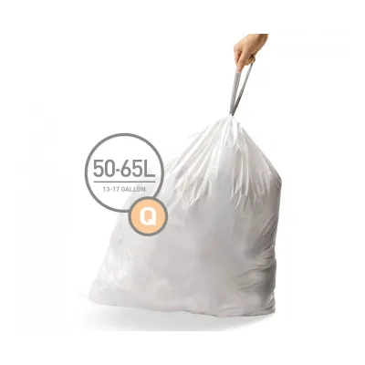 Мішки для сміття міцні із зав'язками 50-65л SIMPLEHUMAN