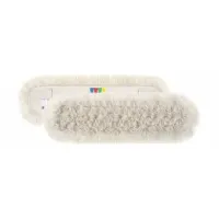 Моп (запаска) для сухого прибирання бавовна 80см basic cotton з кольоровим ярликом