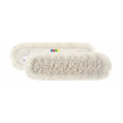 Моп (запаска) для сухого прибирання бавовна 80см basic cotton з кольоровим ярликом