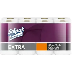 Папірний кухонний рушник Selpak Professional Extra двошаровий 8 рулонів 32661120