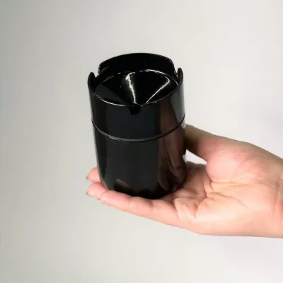 Попільничка настільна з нержавіючої сталі, хром 9см Mini