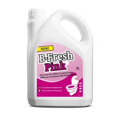 Рідина для біотуалету для верхнього бака b-fresh-pink 2 л