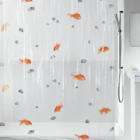 Шторка для ванної прозора вінілова GOLDFISH 10.00097