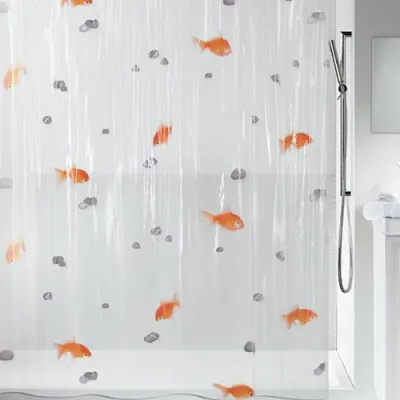Шторка для ванної прозора вінілова GOLDFISH 10.00097