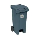 Сміттєвий бак з педаллю Stefanplast Bidone carrellato 120л