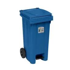 Сміттєвий бак з педаллю Stefanplast Bidone carrellato 120л