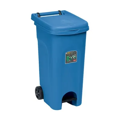 Сміттєвий бак з педаллю Stefanplast Urban Eco System 80л