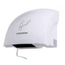 Сушарка для рук білий пластик 1800 вт power pw-203a